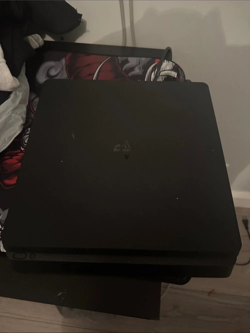 Sony Black Slim Gaming Console - come with cables and controller ps4 runs smooth